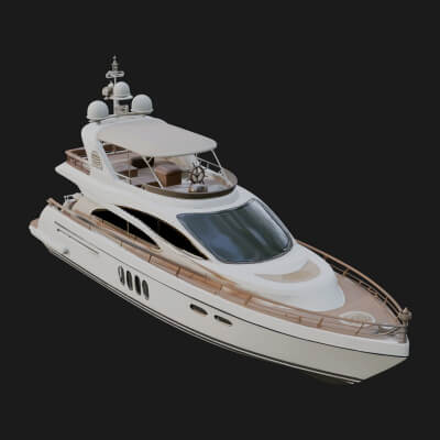Motor Yacht Model Design 1 3D Print Model