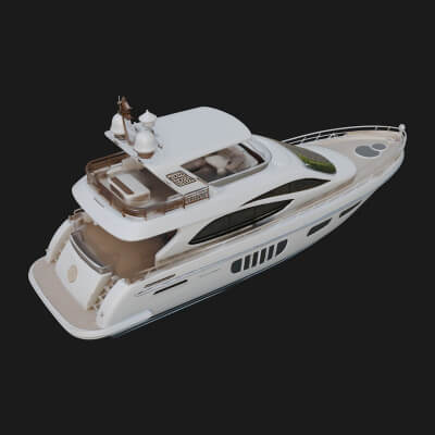 Motor Yacht Model Design 10 3D Print Model