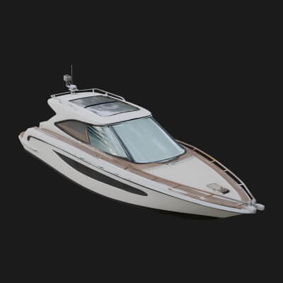 Motor Yacht Model Design 13 3D Print Model