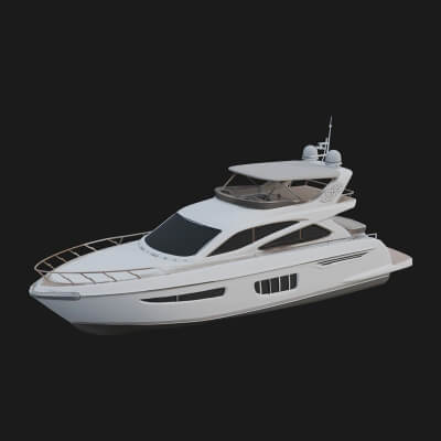Motor Yacht Model Design 22 3D Print Model