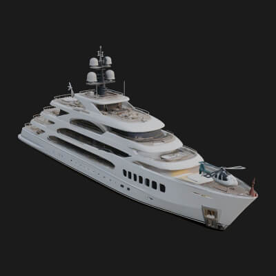 Motor Yacht Model Design 28 3D Print Model