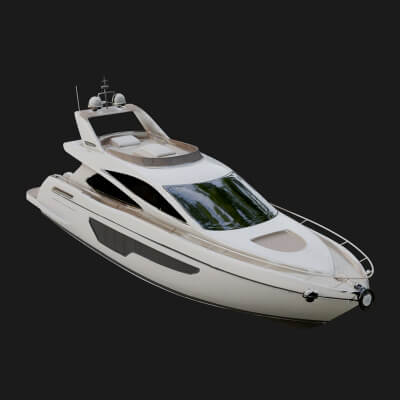 Motor Yacht Model Design 31 3D Print Model