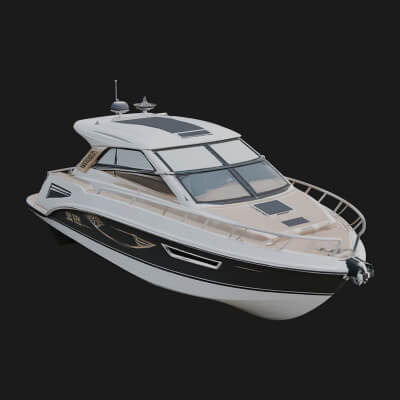 Motor Yacht Model Design 33 3D Print Model
