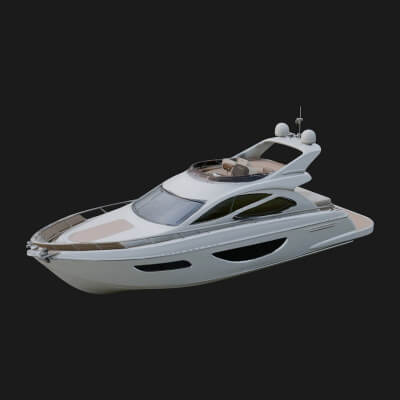 Motor Yacht Model Design 40 3D Print Model