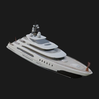 Motor Yacht Model Design 41 3D Print Model