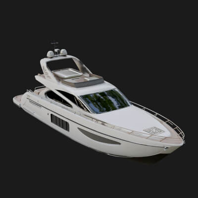 Motor Yacht Model Design 47 3D Print Model