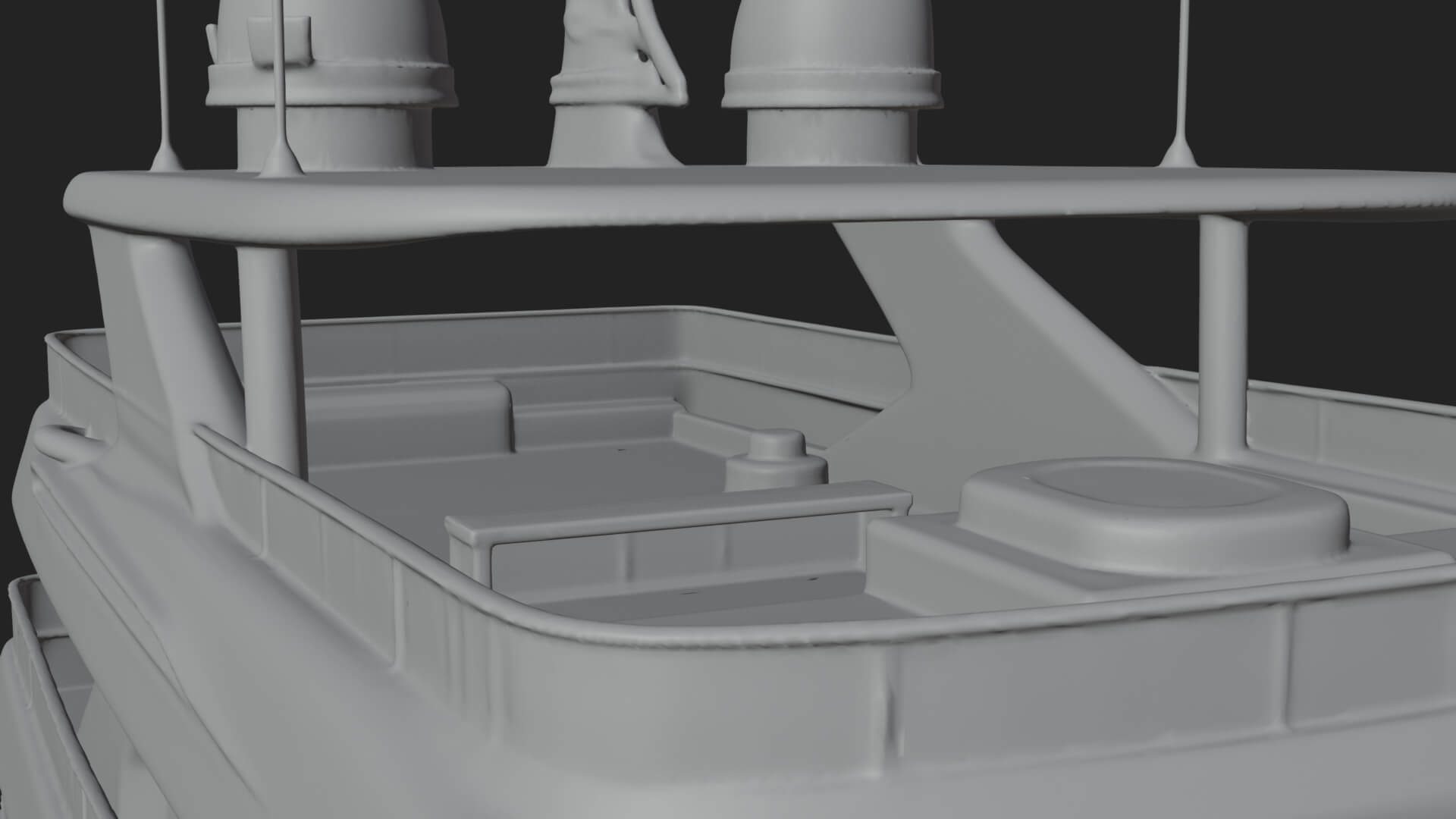Motor Yacht Model Design 59 3D Print Model 3D Model