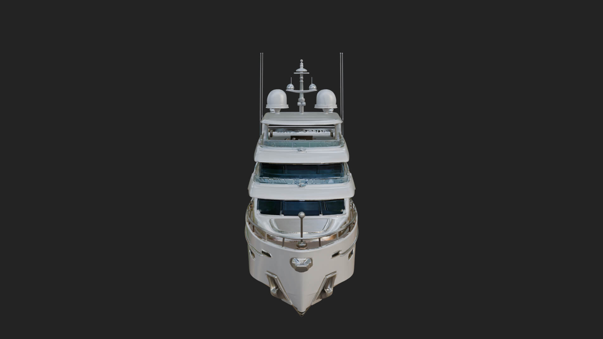 Motor Yacht Model Design 60 3D Print Model 3D Model