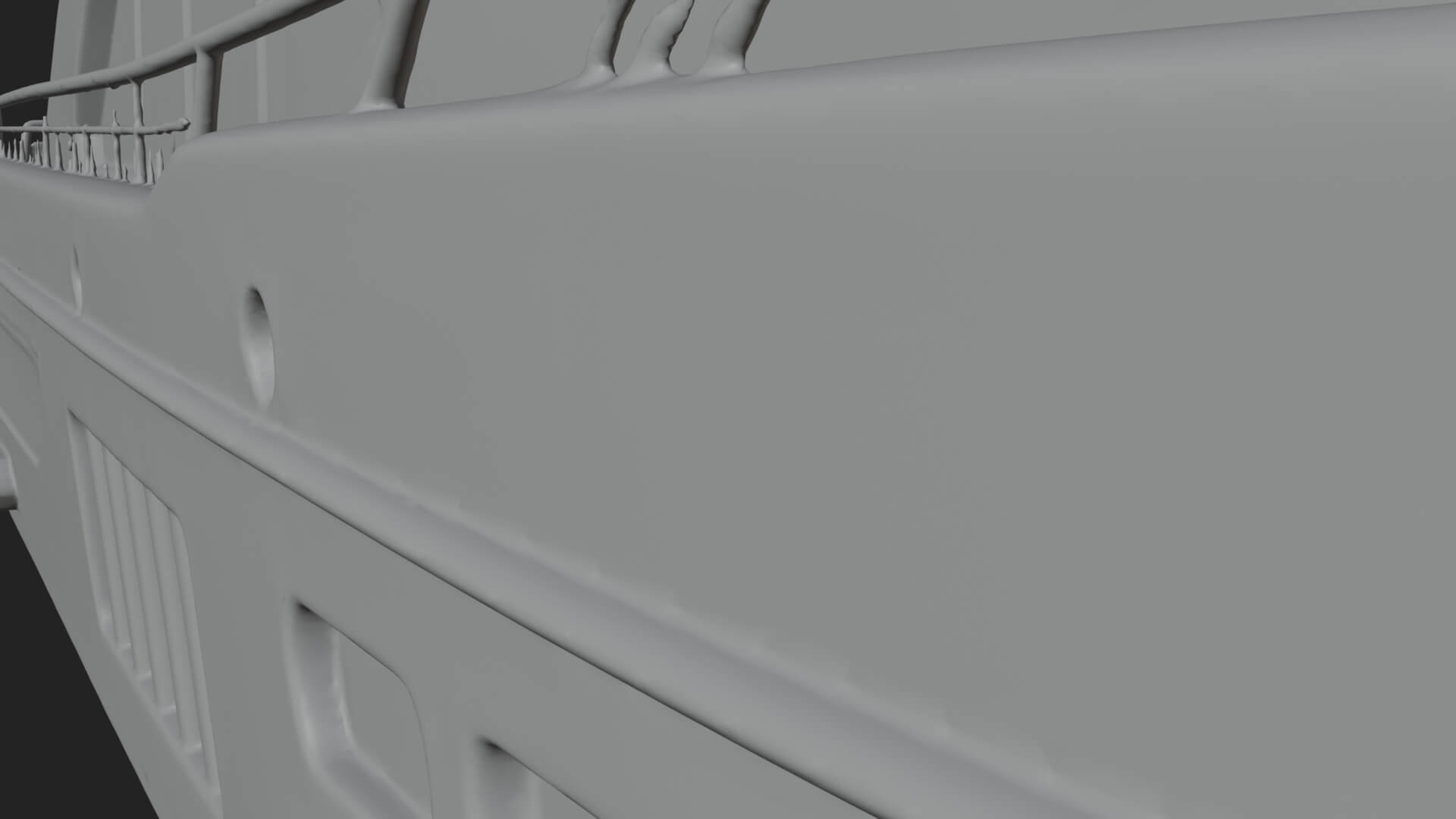 Motor Yacht Model Design 60 3D Print Model 3D Model