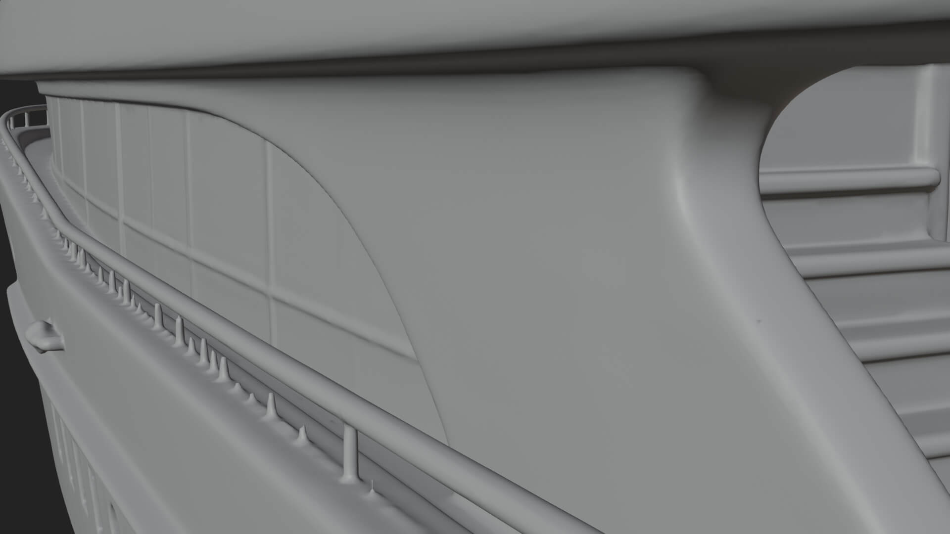 Motor Yacht Model Design 61 3D Print Model 3D Model