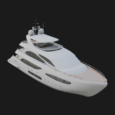 Motor Yacht Model Design 9 3D Print Model