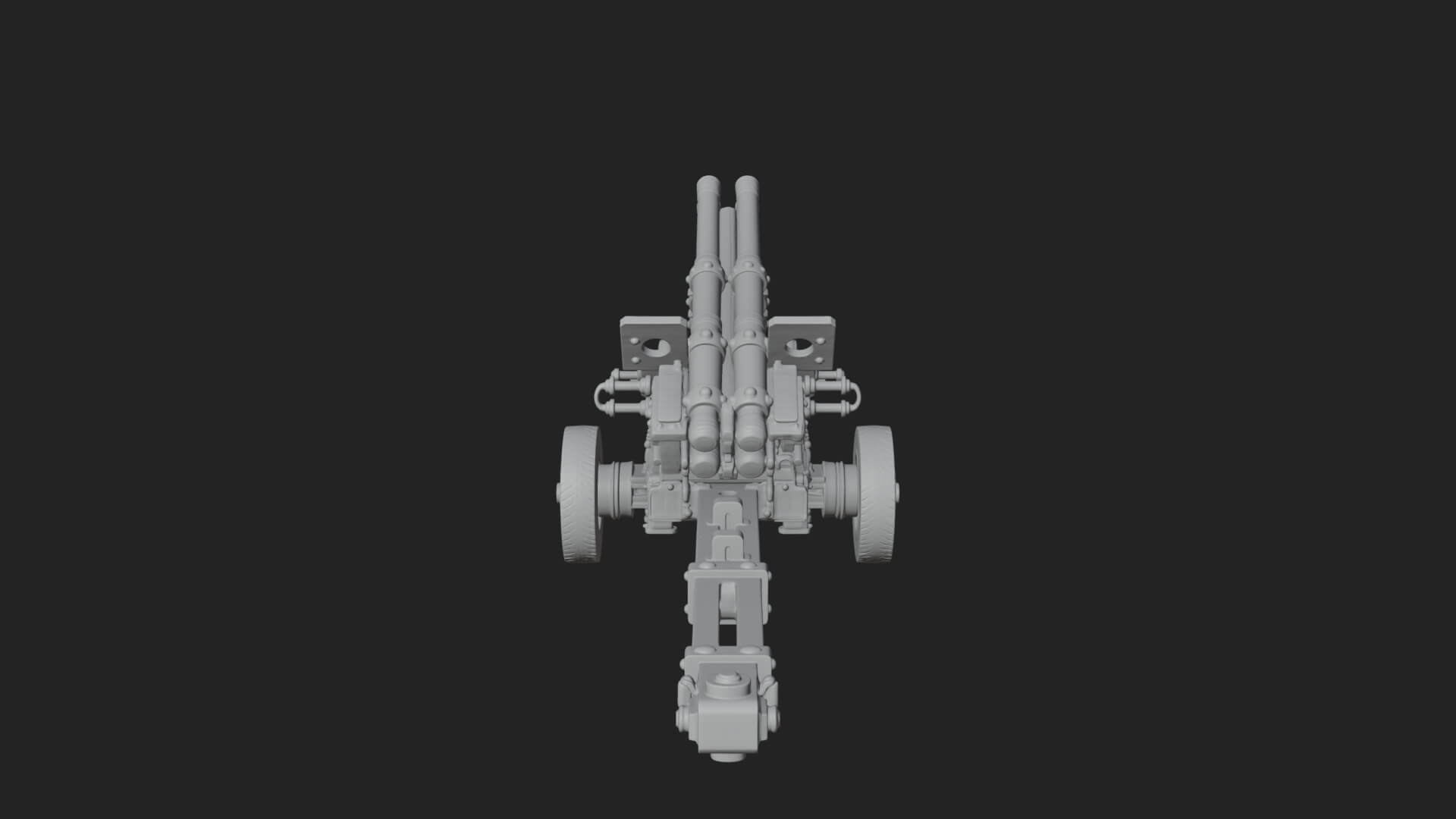 Multi Barrel Rocket Model Design 3 3D Print Model 3D Model