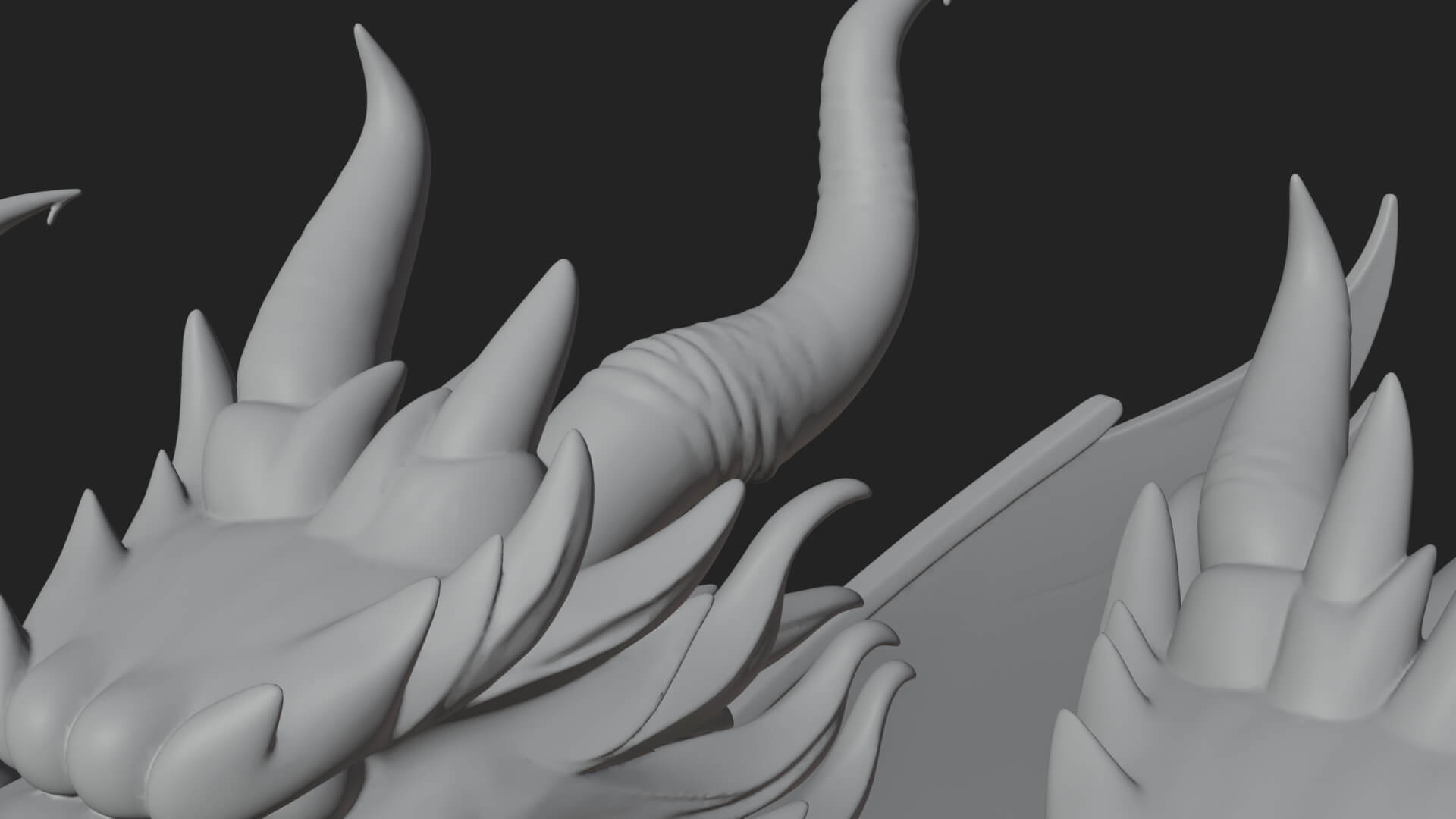 Multi-Headed Hydra Statue Design 8 3D Print Model 3D Model