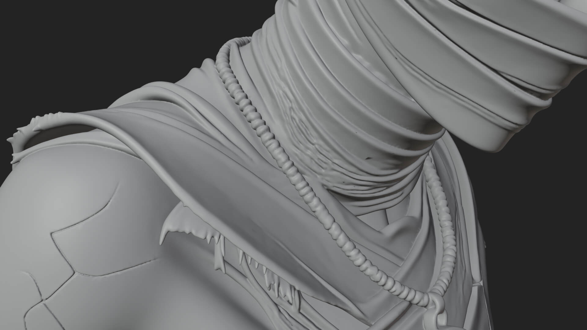 Mummy Warrior Statue Design 5 3D Print Model 3D Model