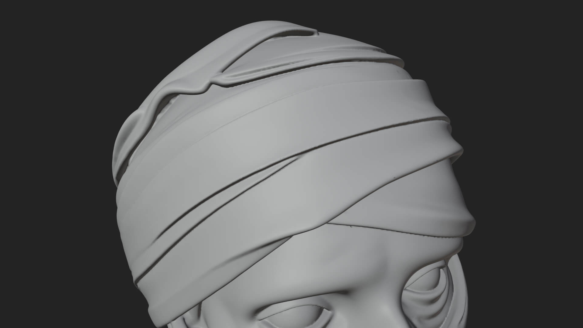 Mummy Warrior Statue Design 6 3D Print Model 3D Model