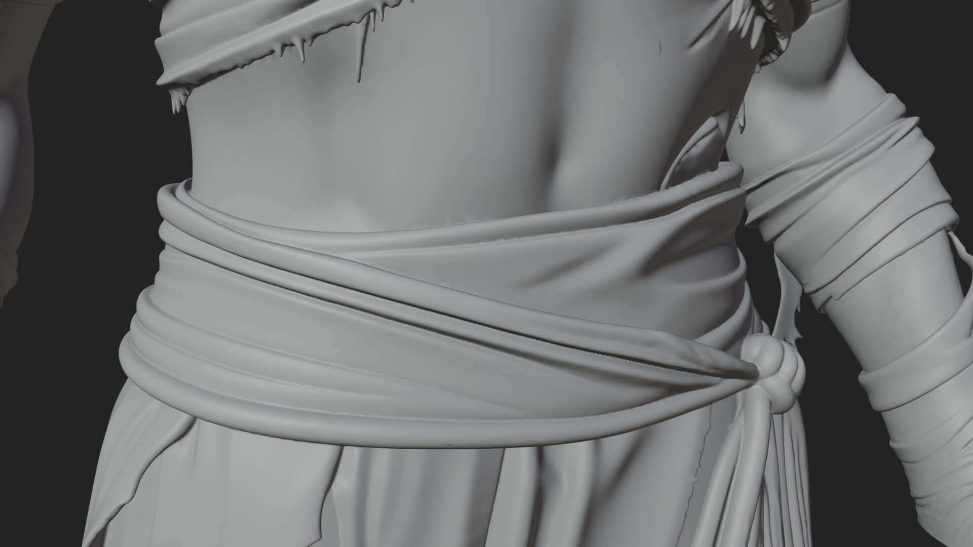 Mummy Warrior Statue Design 6 3D Print Model 3D Model