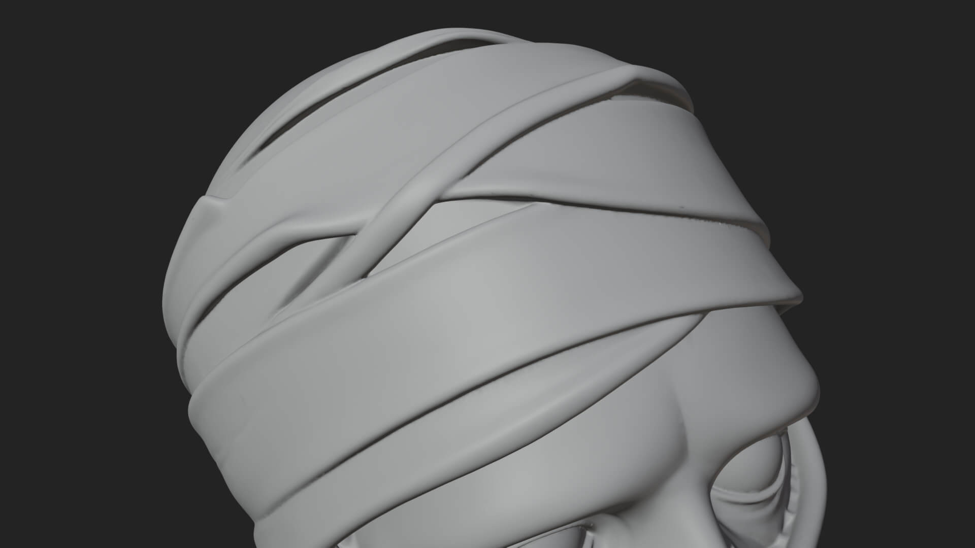Mummy Warrior Statue Design 7 3D Print Model 3D Model