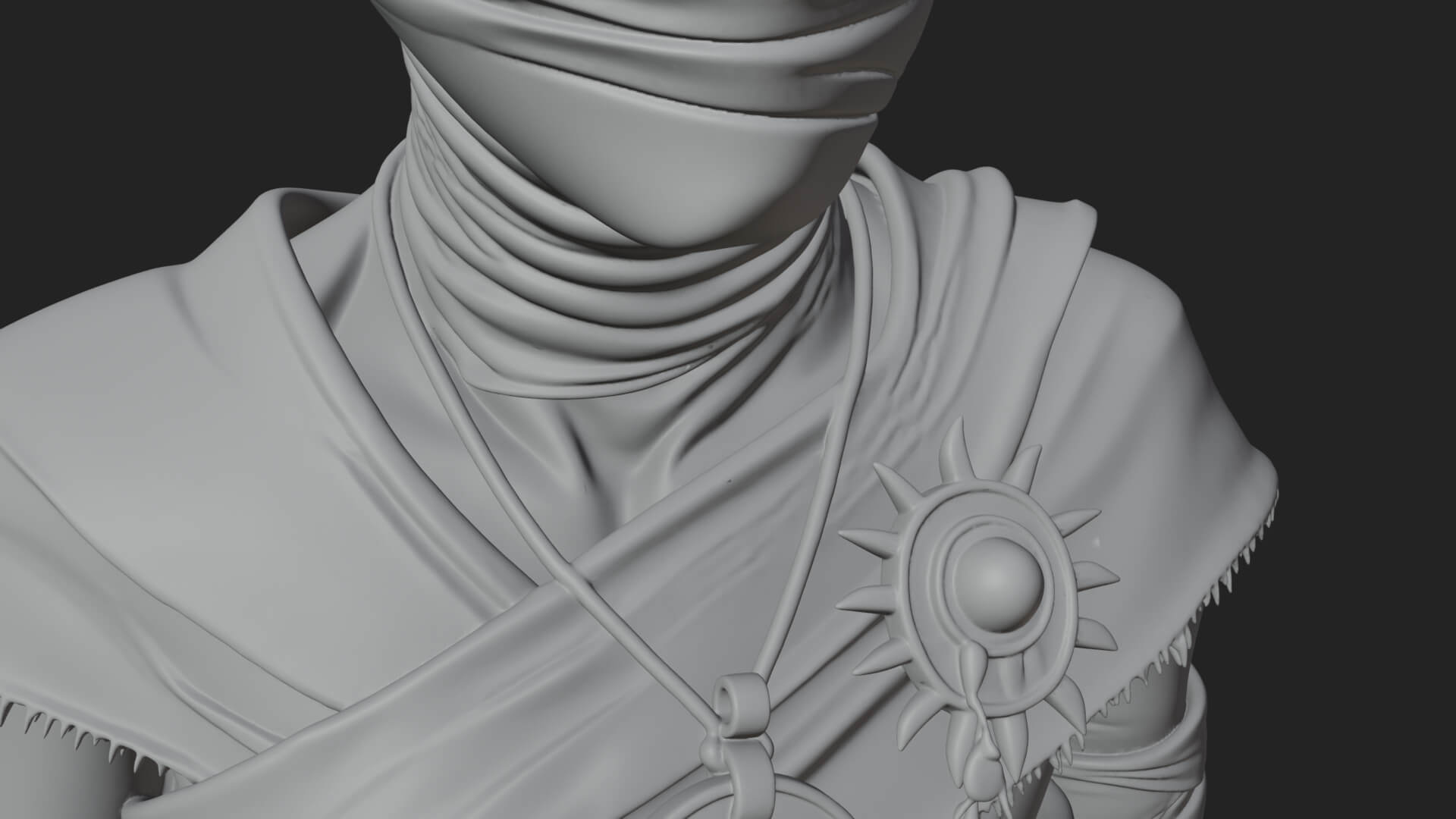 Mummy Warrior Statue Design 8 3D Print Model 3D Model