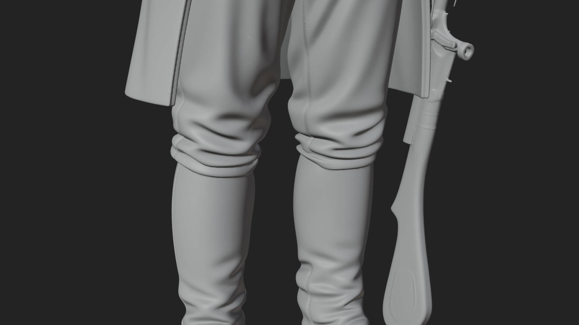 Napoleonic Officer Statue Design 10 3D Print Model 3D Model