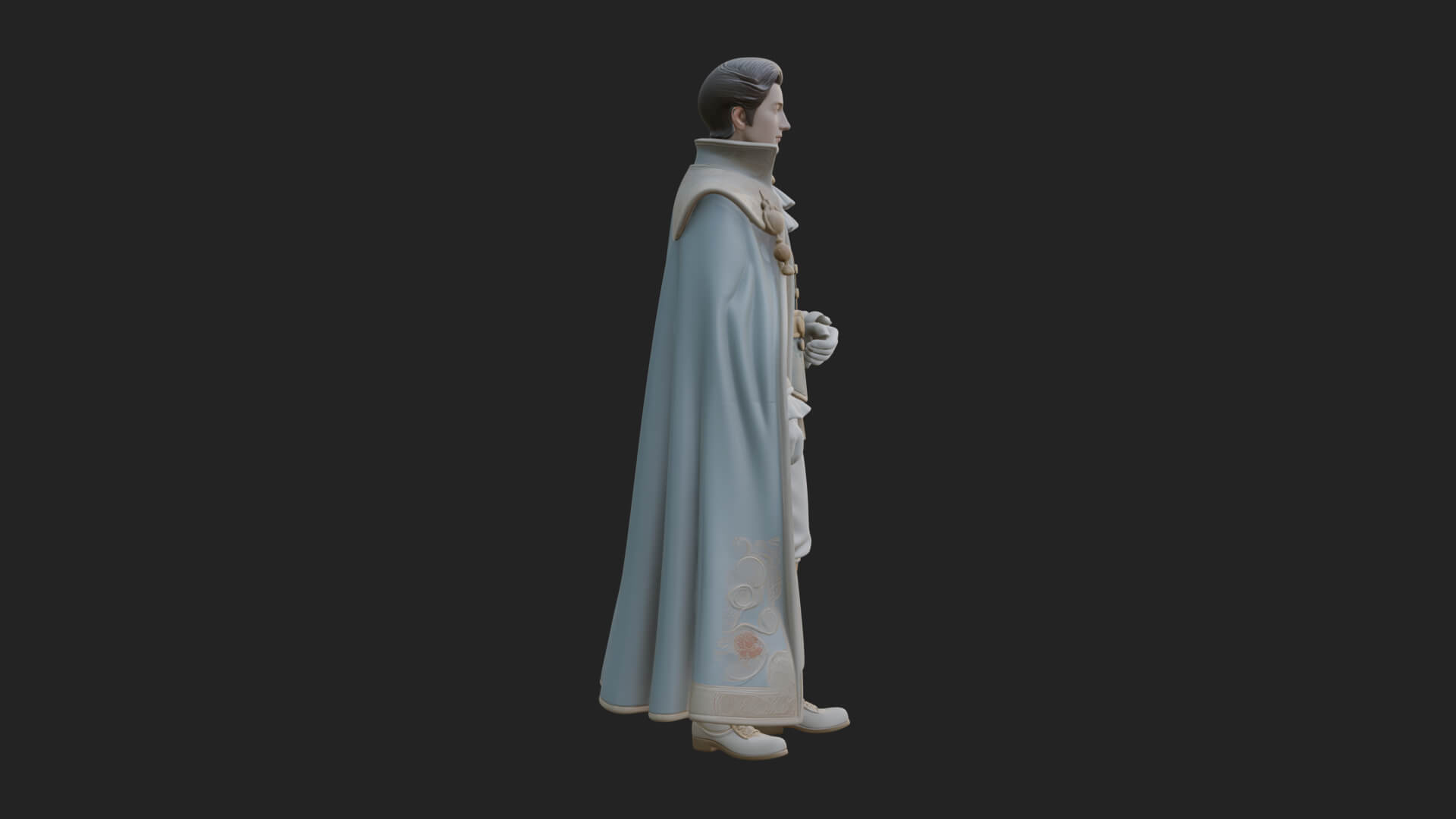Napoleonic Officer Statue Design 15 3D Print Model 3D Model