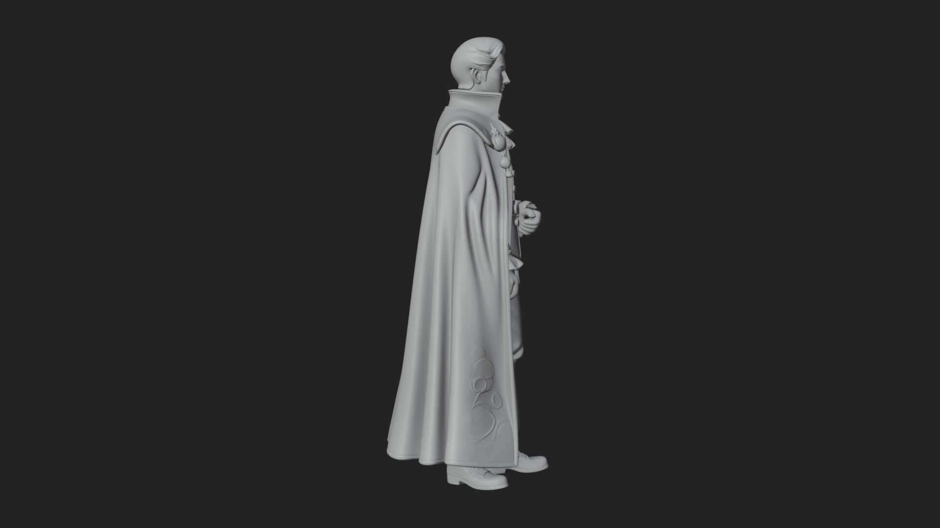 Napoleonic Officer Statue Design 15 3D Print Model 3D Model