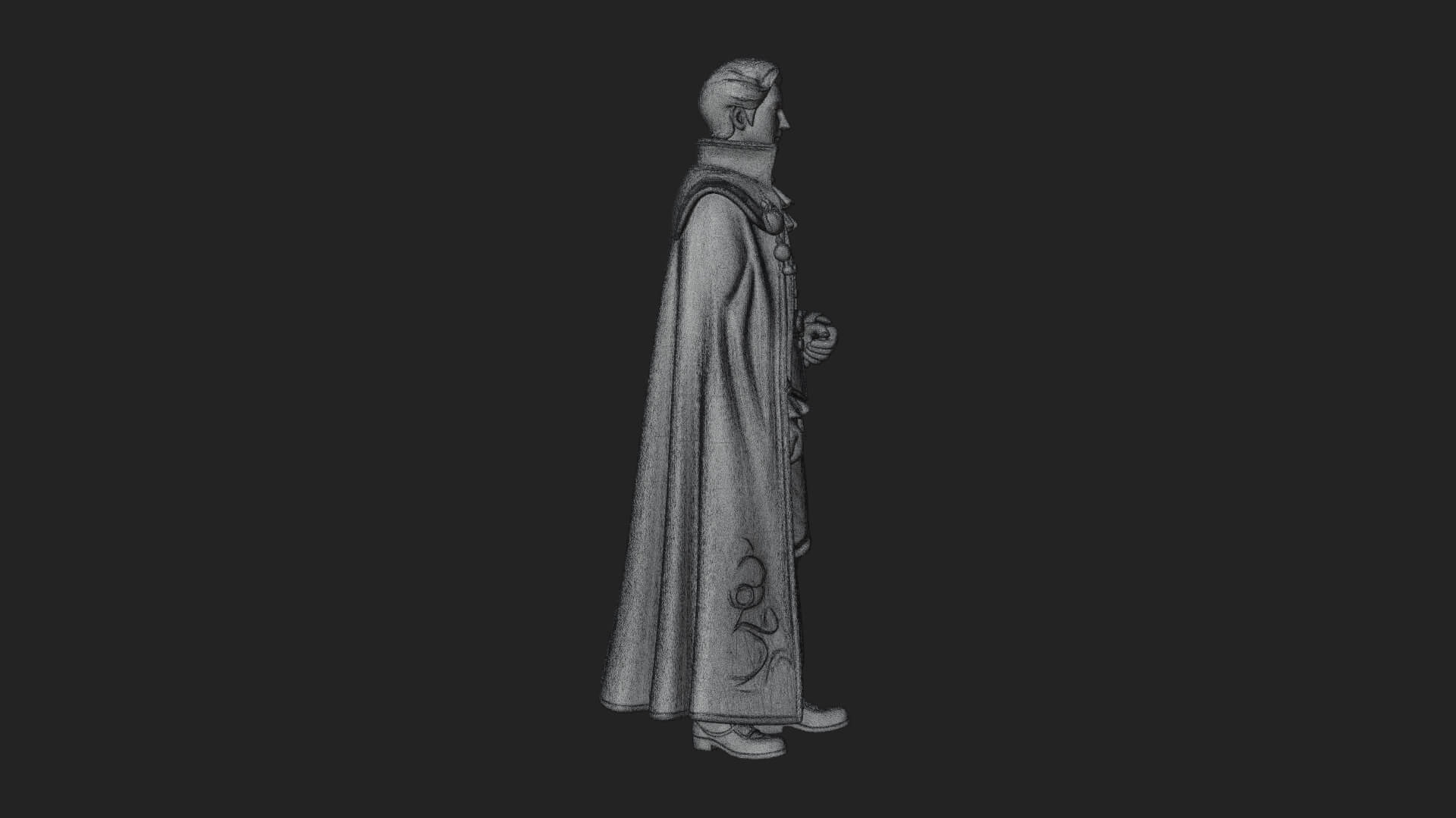 Napoleonic Officer Statue Design 15 3D Print Model 3D Model