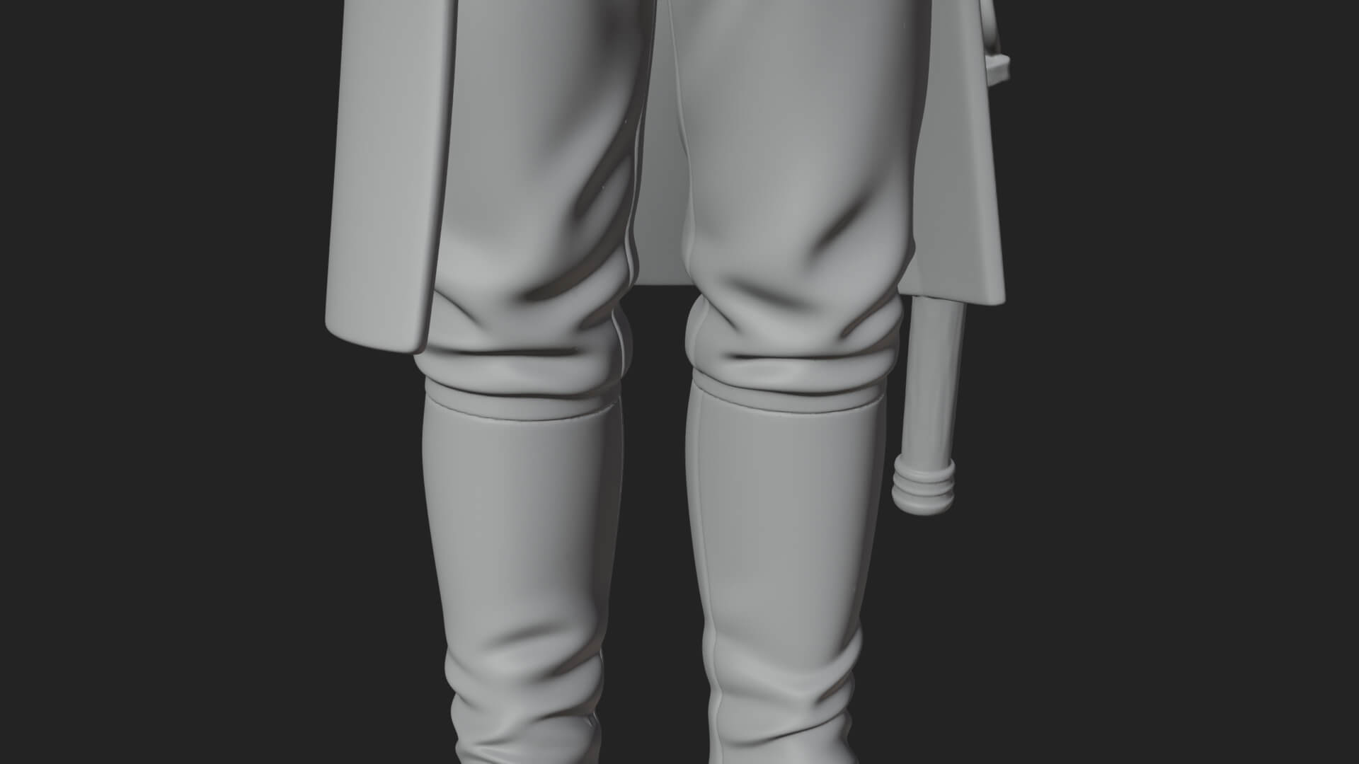 Napoleonic Officer Statue Design 8 3D Print Model 3D Model
