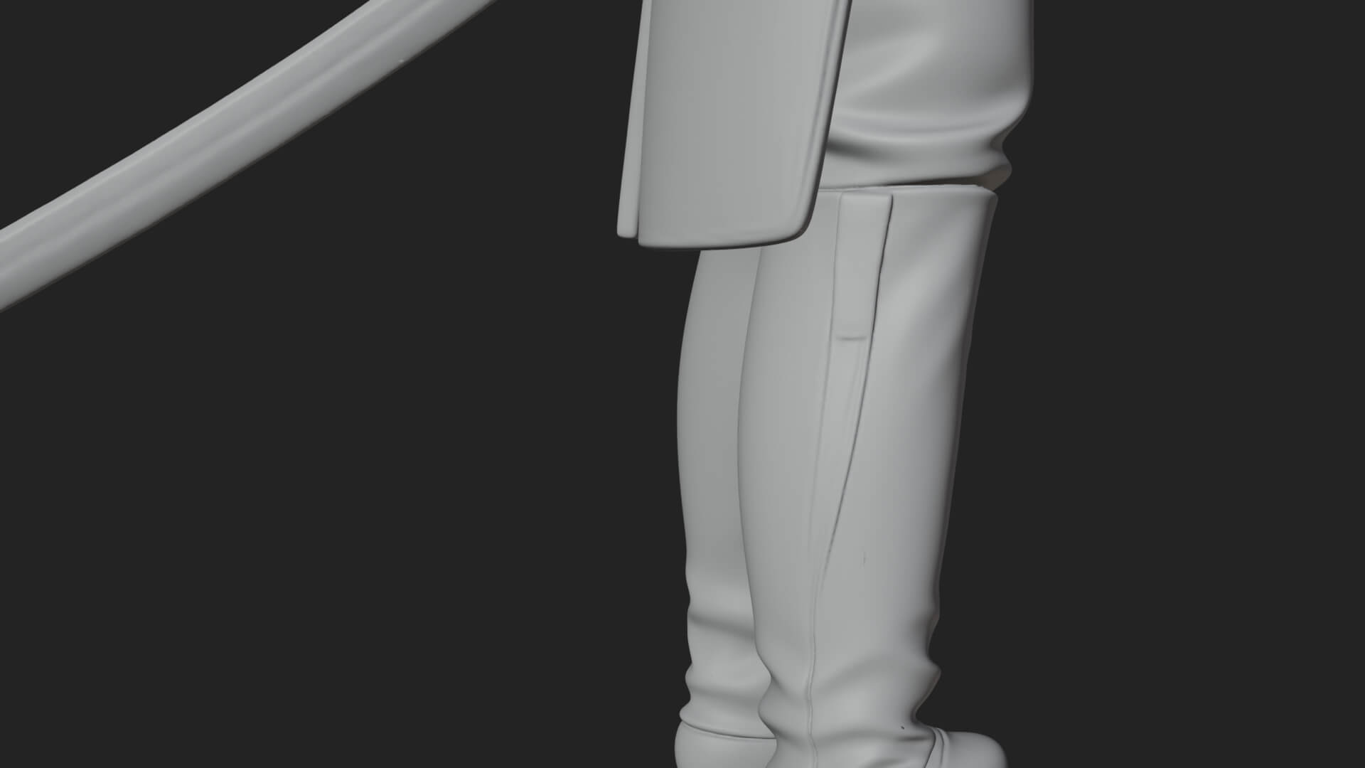 Napoleonic Officer Statue Design 9 3D Print Model 3D Model