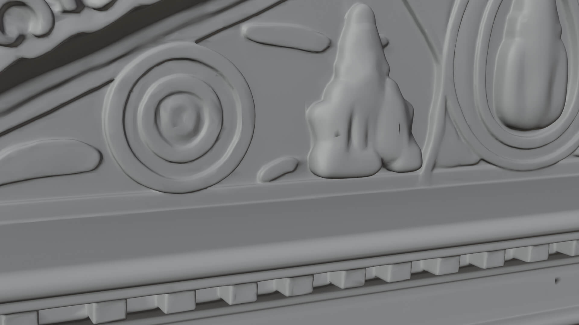 Neoclassical Temple Design 6 3D Print Model 3D Model