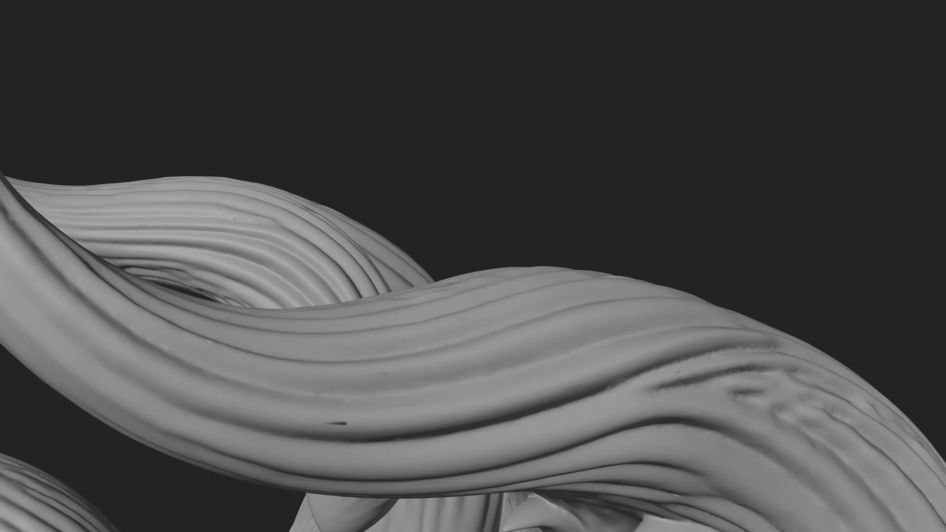 Nine-Tailed Fox Statue Design 1 3D Print Model 3D Model