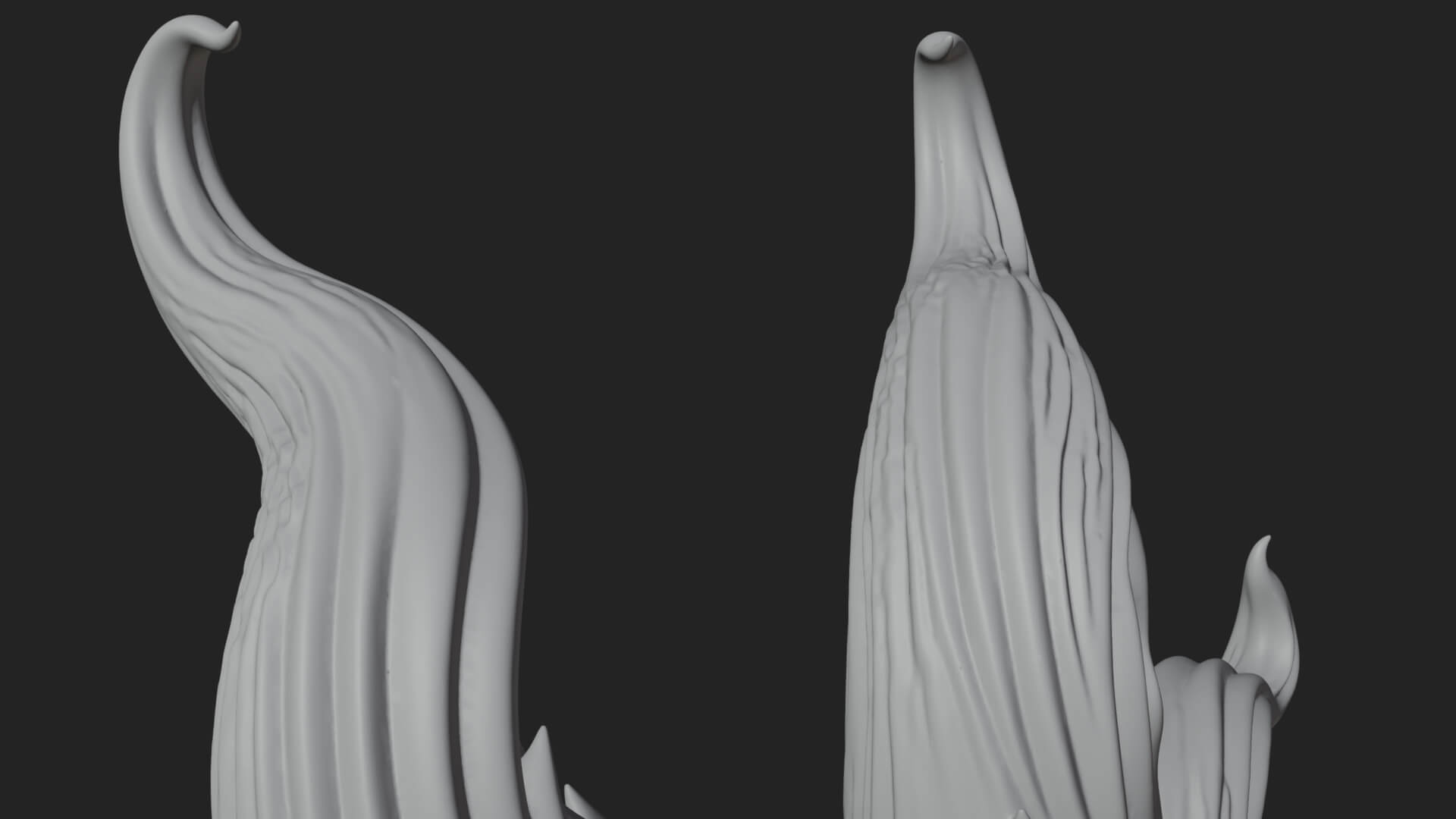 Nine-Tailed Fox Statue Design 3 3D Print Model 3D Model