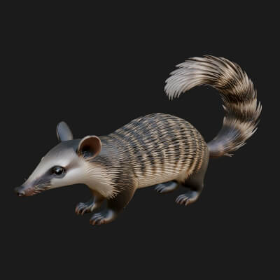 Numbat Statue Design 1 3D Print Model