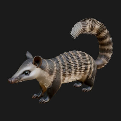 Numbat Statue Design 3 3D Print Model