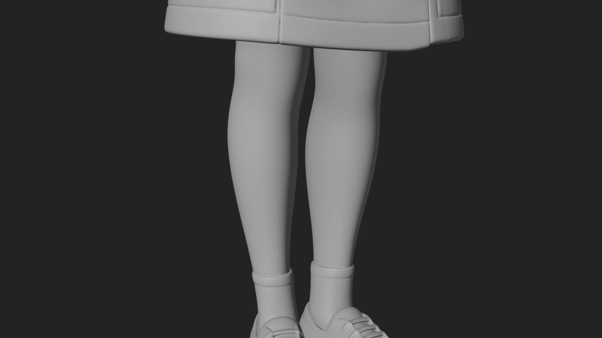 Nurse Woman Statue Design 4 3D Print Model 3D Model