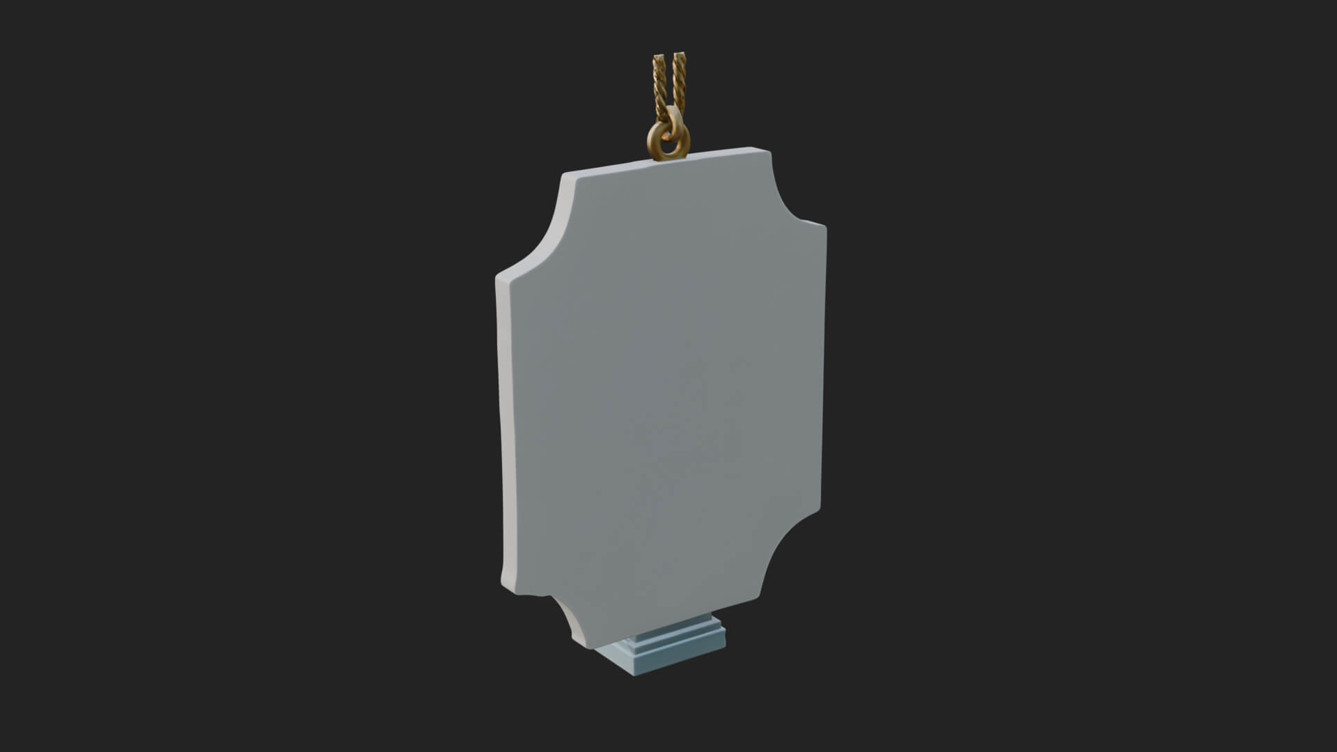 Nutcracker Panel Ornament Design 1 3D Print Model 3D Model
