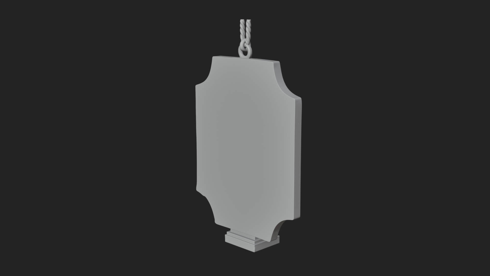 Nutcracker Panel Ornament Design 1 3D Print Model 3D Model