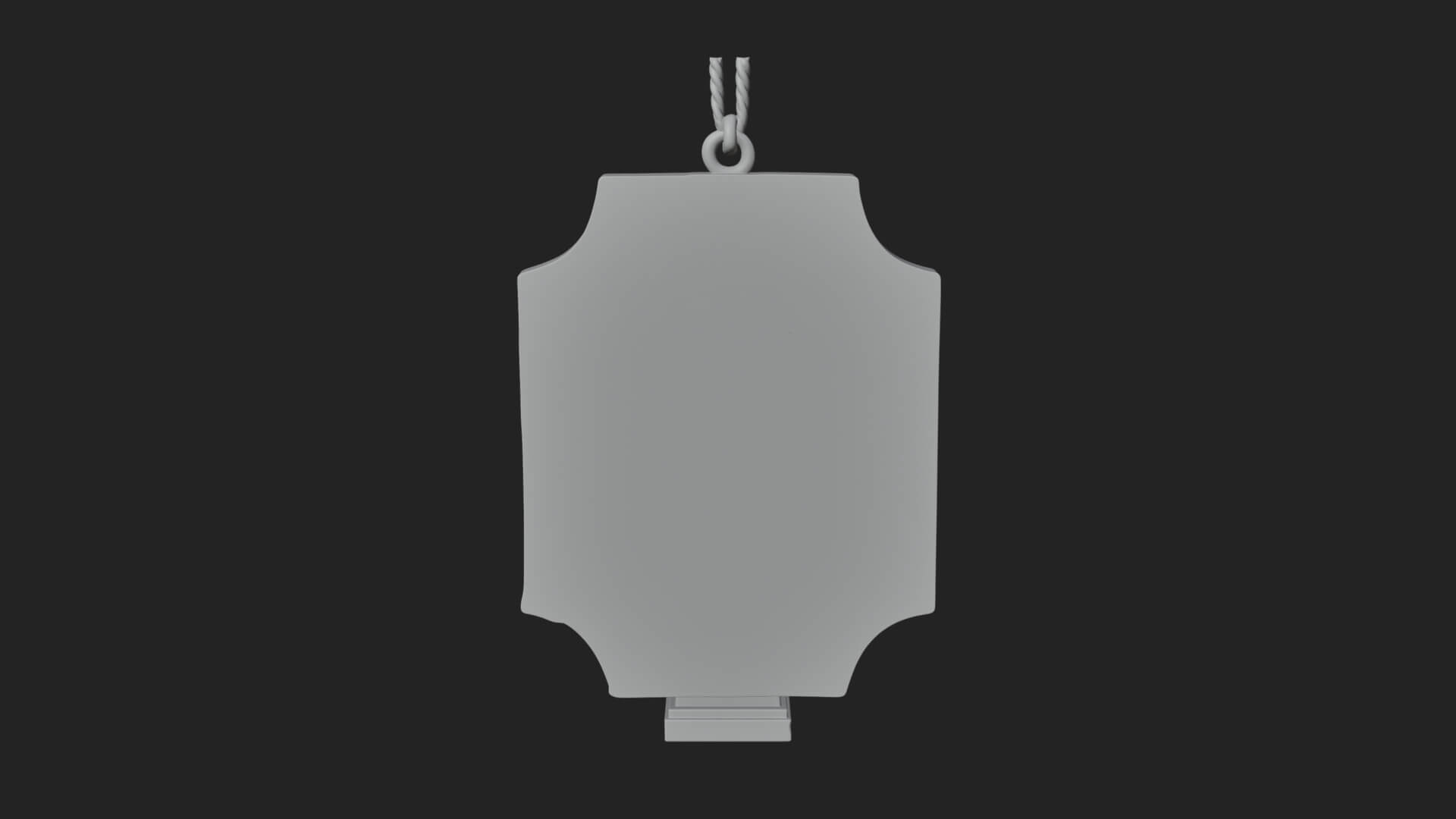 Nutcracker Panel Ornament Design 1 3D Print Model 3D Model