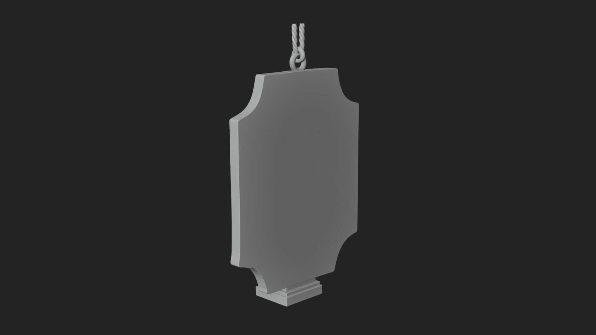 Nutcracker Panel Ornament Design 1 3D Print Model 3D Model