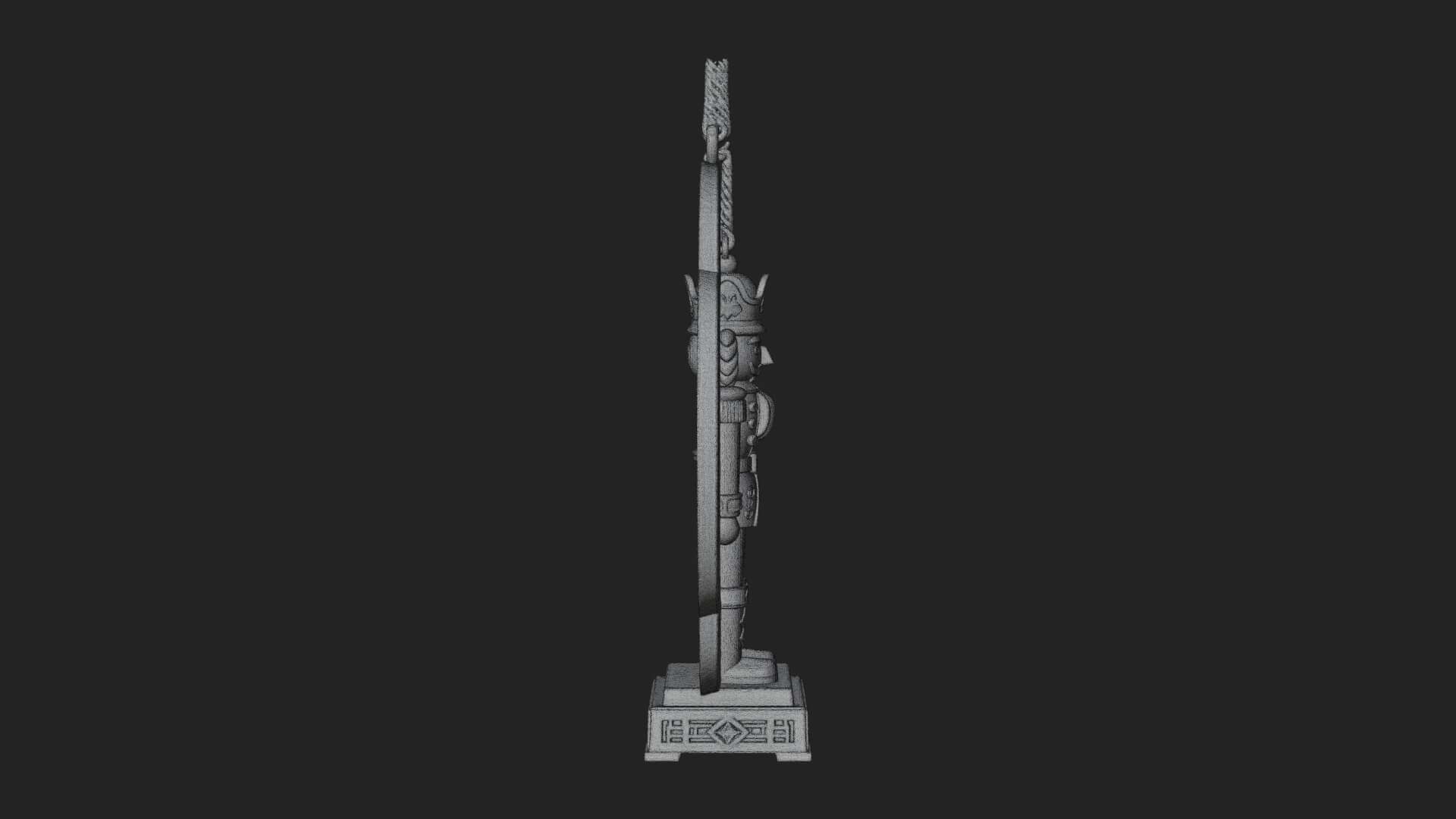Nutcracker Panel Ornament Design 2 3D Print Model 3D Model