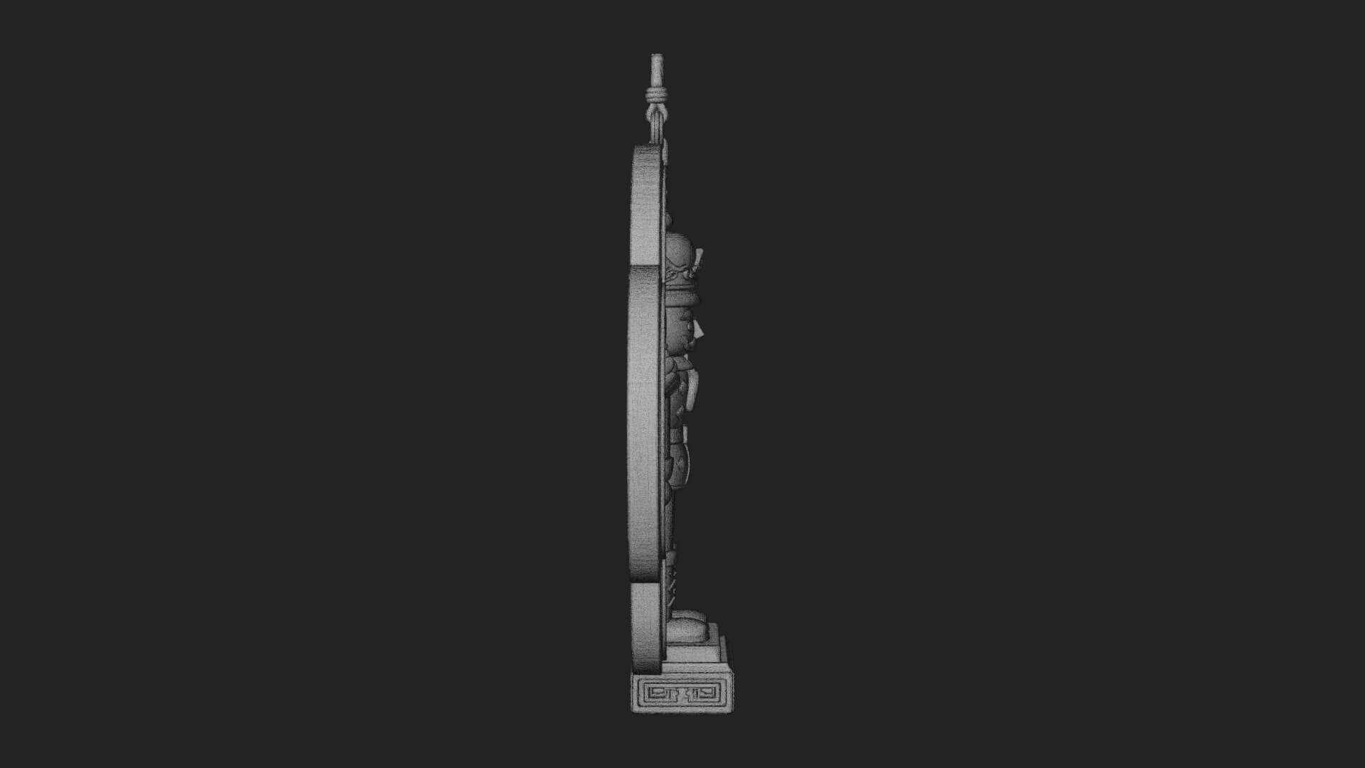 Nutcracker Panel Ornament Design 3 3D Print Model 3D Model