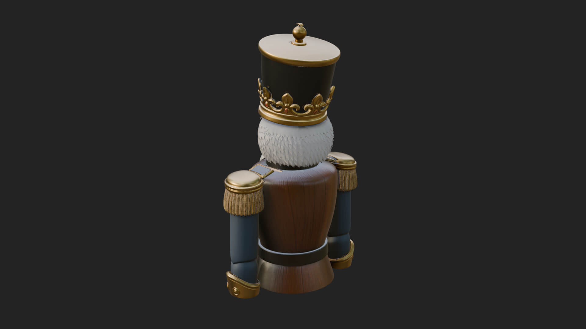 Nutcracker Soldier Statue Design 5 3D Print Model 3D Model