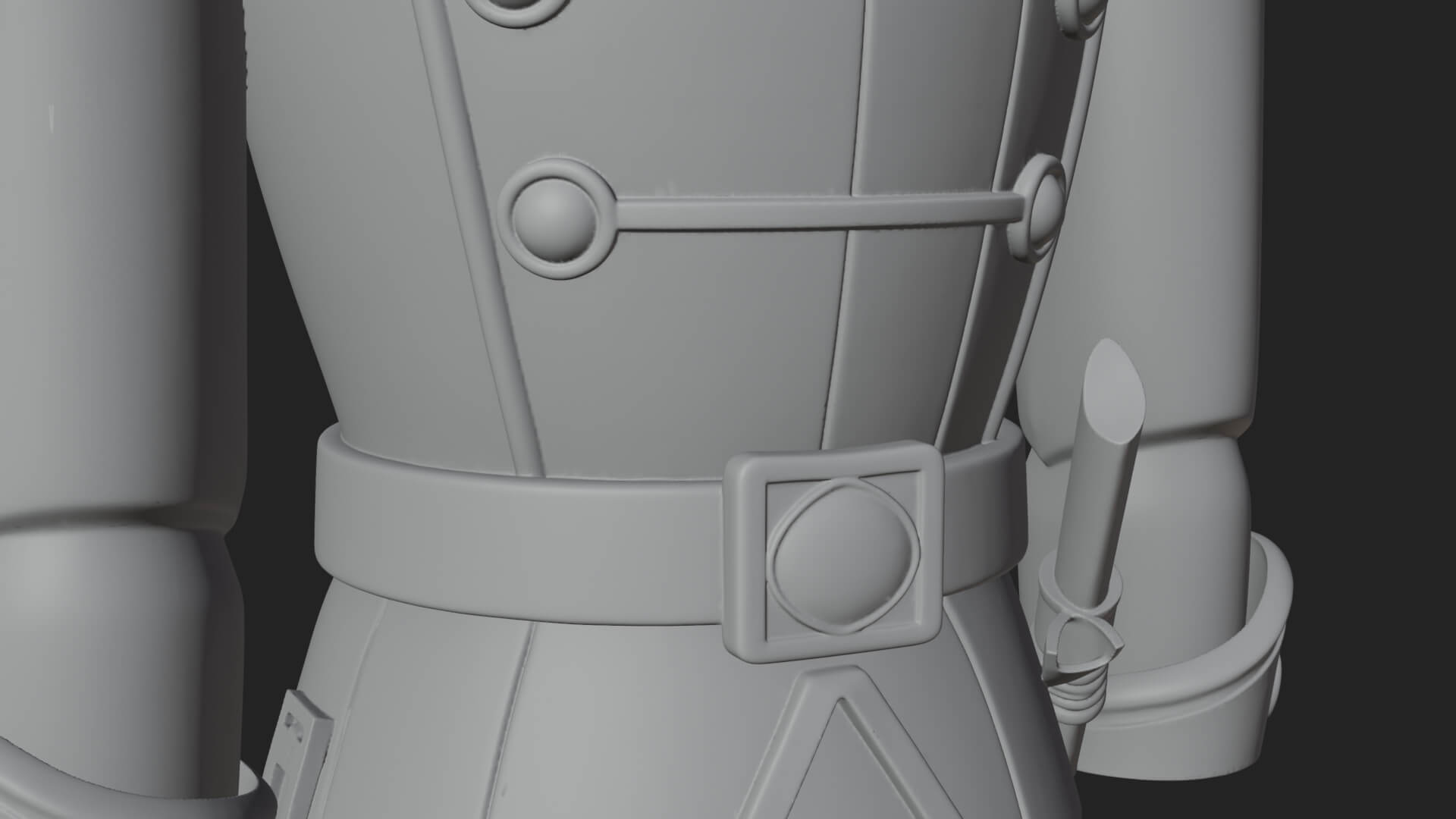 Nutcracker Soldier Statue Design 5 3D Print Model 3D Model