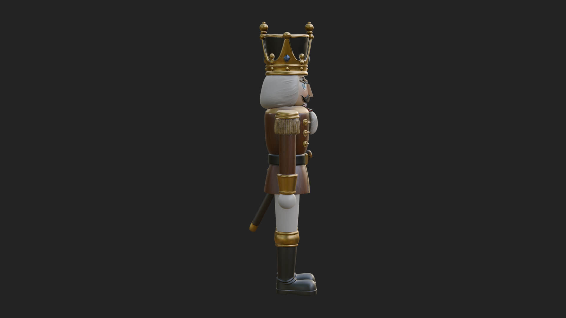 Nutcracker Soldier Statue Design 6 3D Print Model 3D Model