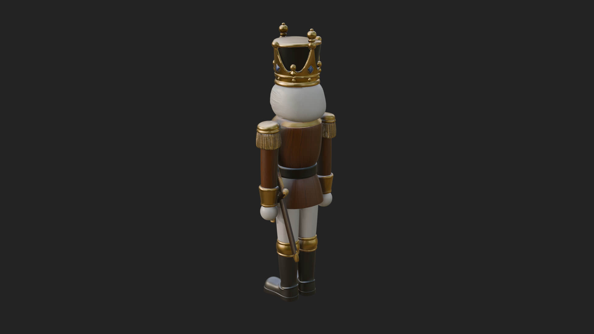 Nutcracker Soldier Statue Design 6 3D Print Model 3D Model