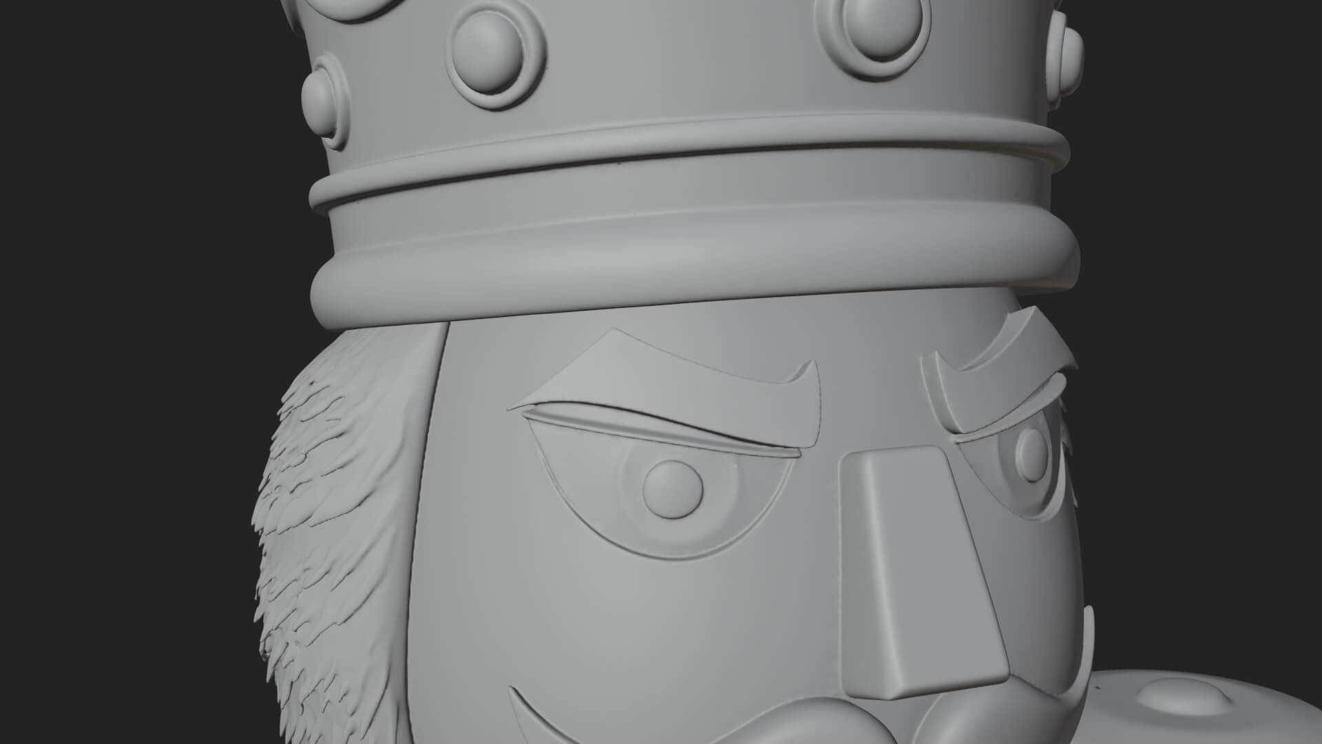 Nutcracker Soldier Statue Design 7 3D Print Model 3D Model
