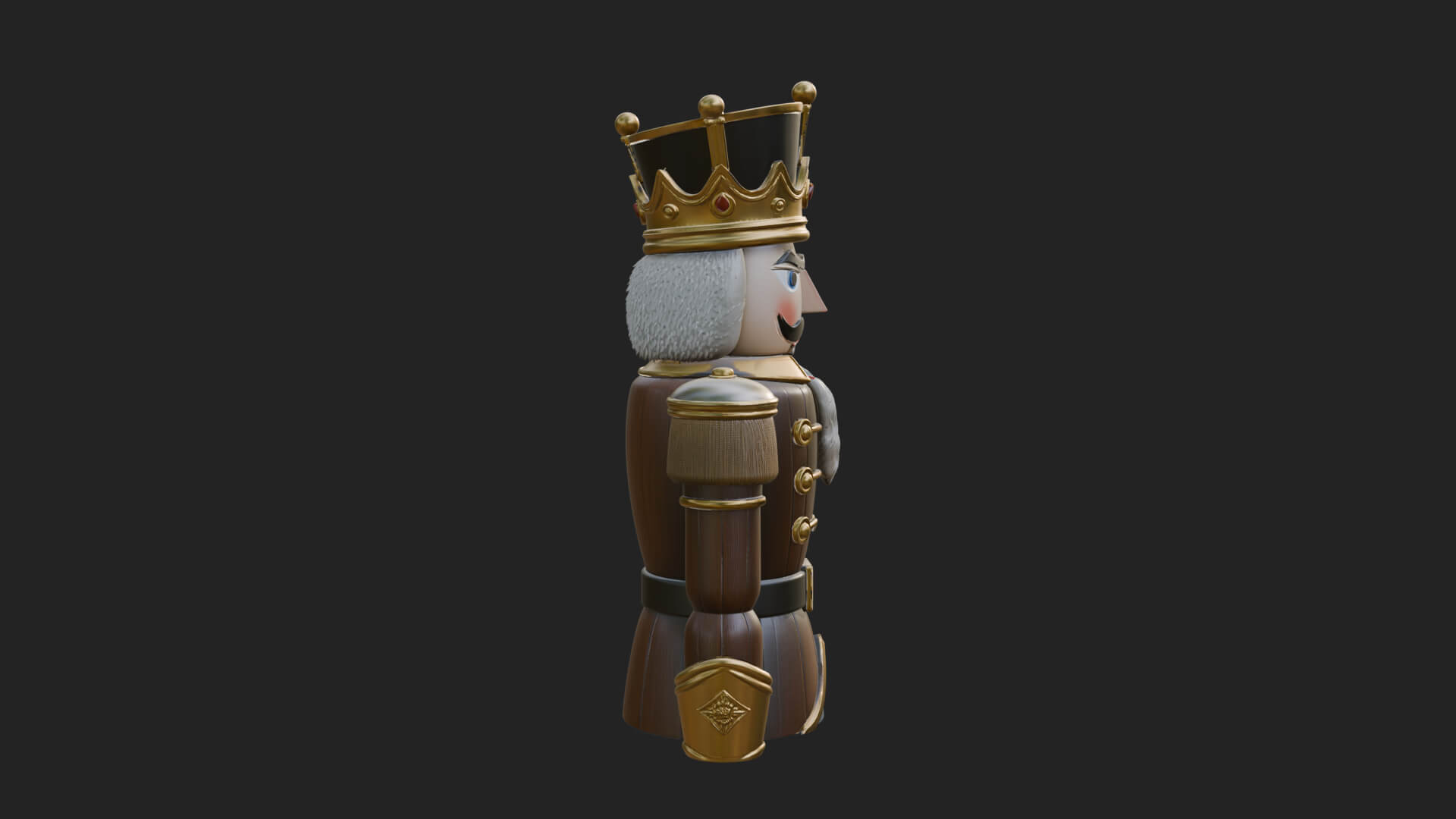 Nutcracker Soldier Statue Design 8 3D Print Model 3D Model