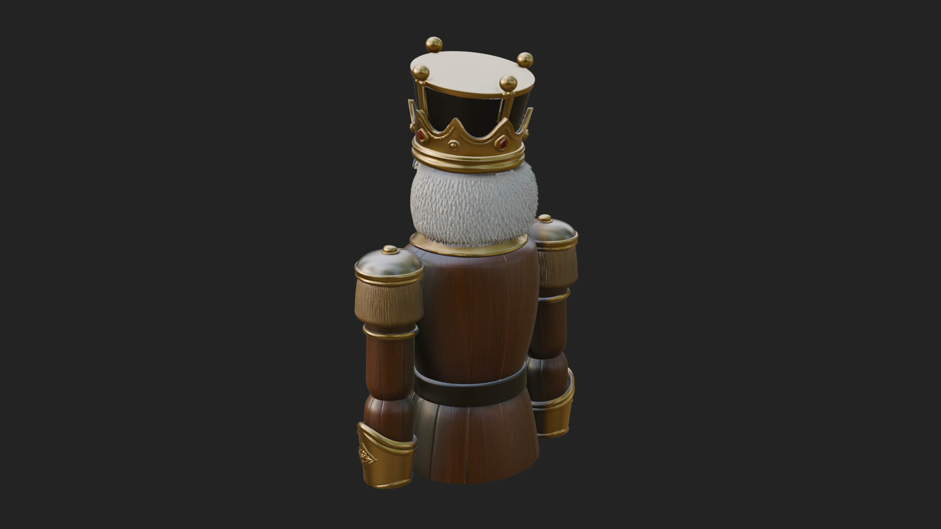 Nutcracker Soldier Statue Design 8 3D Print Model 3D Model