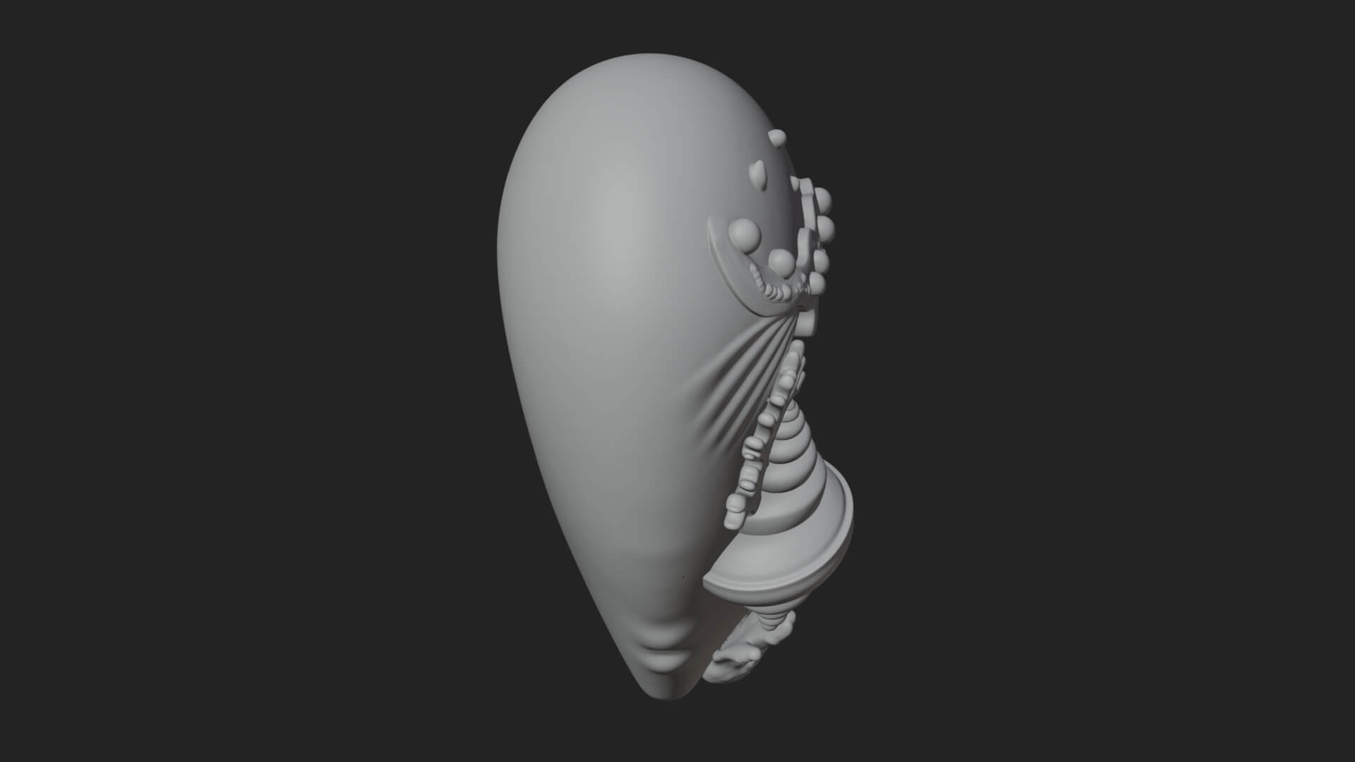 Ocean Wave Shell Heart Plaque Design 3 3D Print Model 3D Model