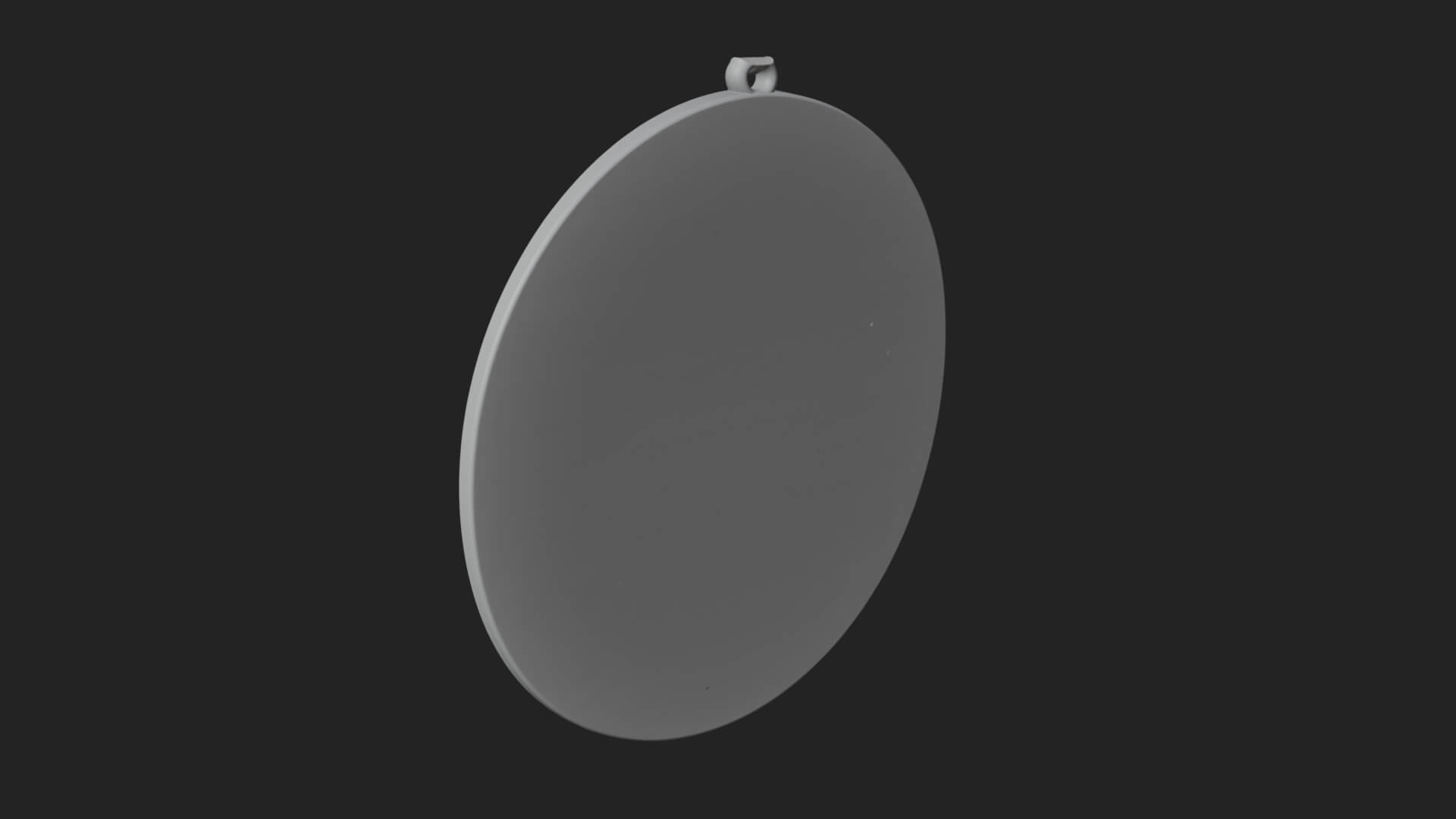 Odin with Ravens Oval Plaque Design 2 3D Print Model 3D Model