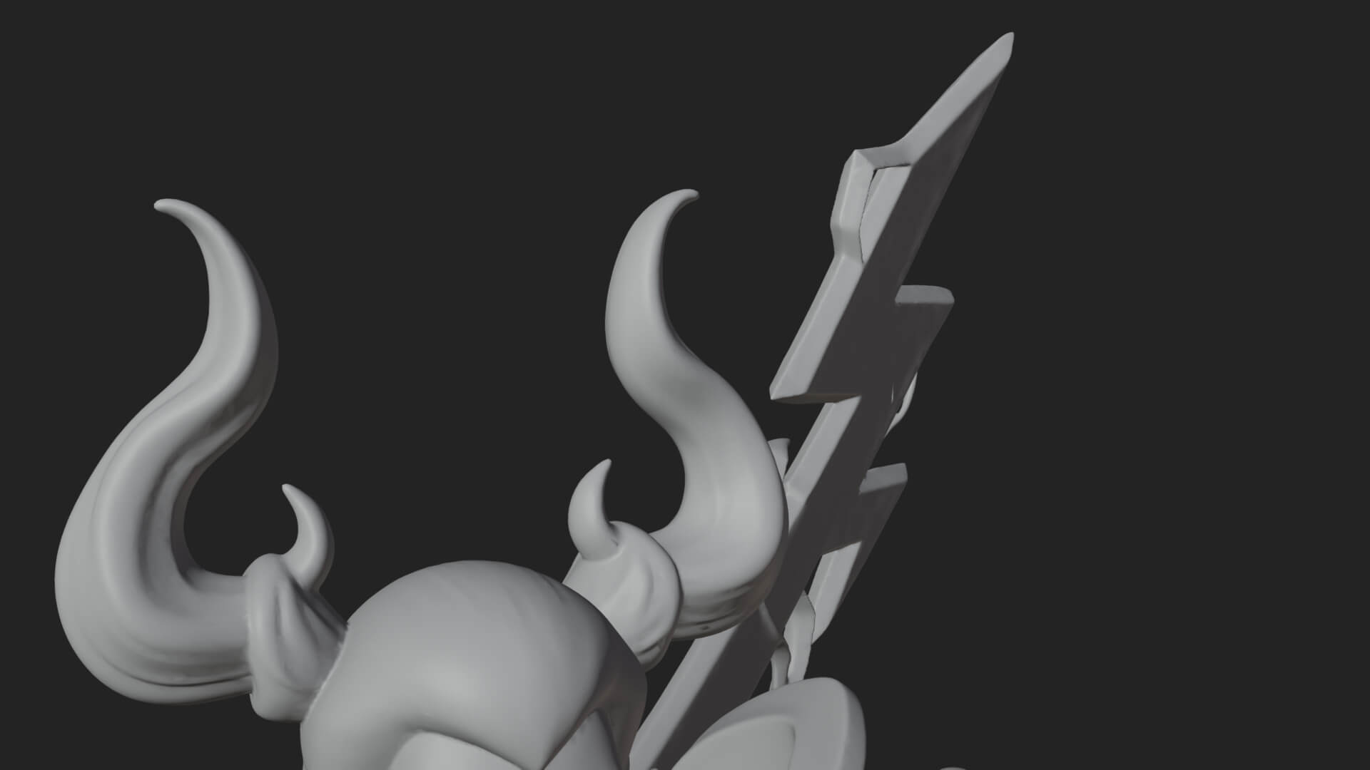 Odin With Spear Statue Design 12 3D Print Model 3D Model
